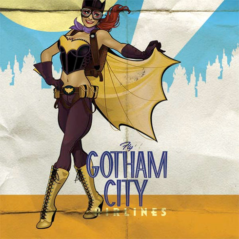 DC Comics Bombshells Batgirl- Fly Gotham City Airlines Nintendo 2DS XL (2017) Skin